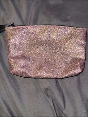 ipsy Glitter Cosmetic Pouch - Rose Sparkle